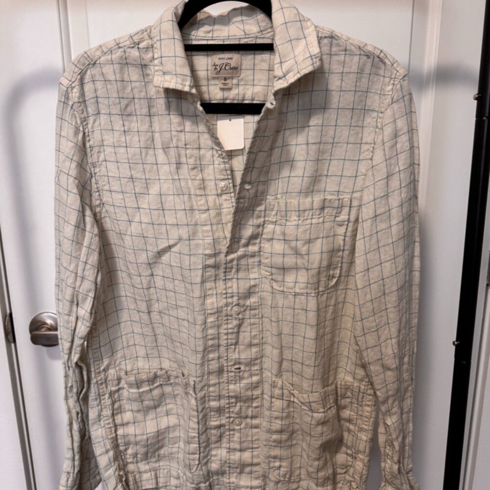 J. Crew Button Down Shirt Jacket